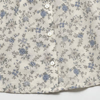Thumbnail for Vine Print Blouse – Lekka i urocza – dziecięca bluzka z bufiastymi rękawami