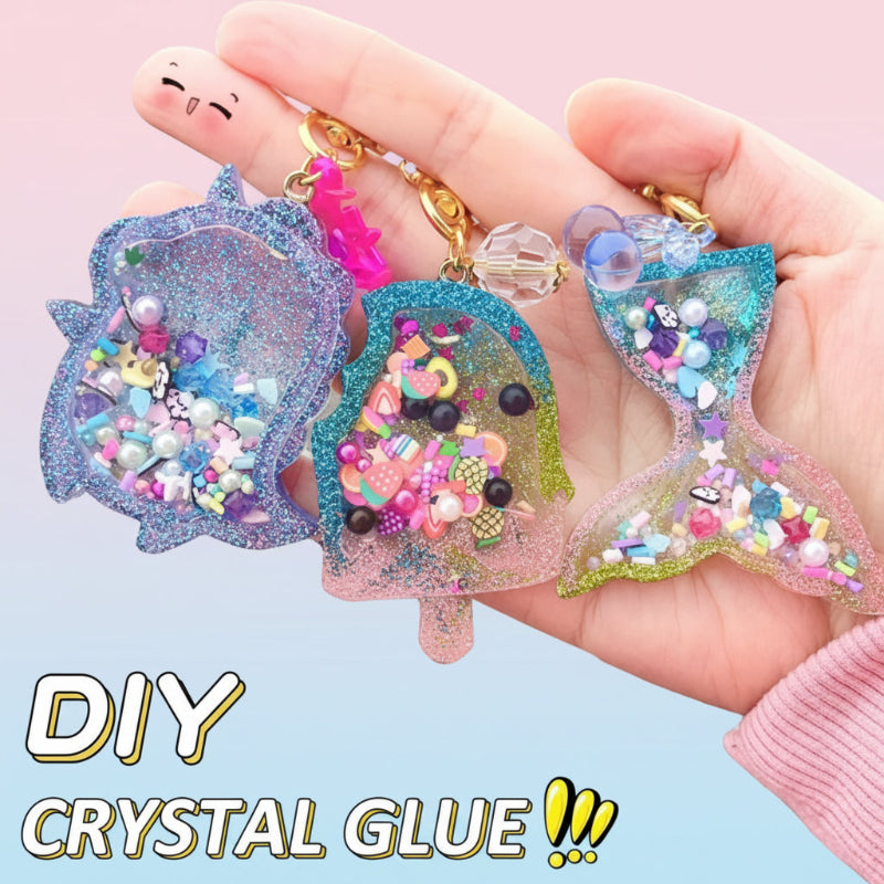 DIY Crystal Keychain Kit – Kreatywne i zabawne – zestaw do wykonania breloczka