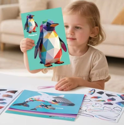 3D Sticker Puzzle – Kreatywne i edukacyjne – geometryczna układanka 3D