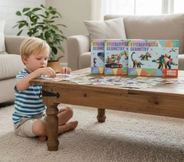 3D Sticker Puzzle – Kreatywne i edukacyjne – geometryczna układanka 3D