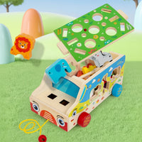 Thumbnail for Montessori Animal Matching Toy – Edukacyjne i interaktywne – wózek z puzzlami