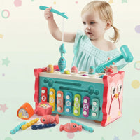 Thumbnail for Montessori Hammering Toy – Motoryka i nauka – zestaw zabawowy 8 w 1