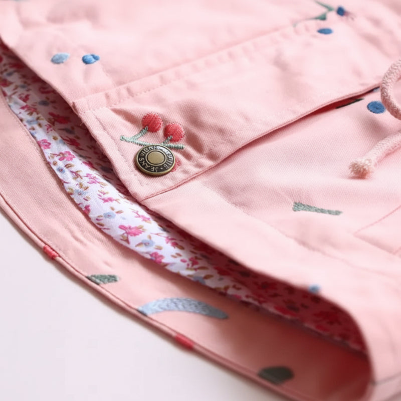 Girls Windbreaker Jacket – Lekka i stylowa – kurtka dziecięca