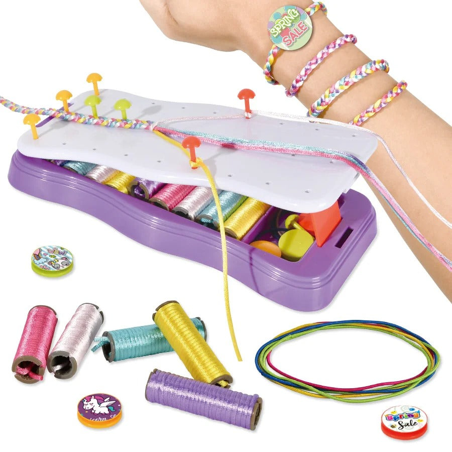 Craft Kids – Kreatywność i nauka – zestaw bransoletek do robienia na drutach dla dzieci