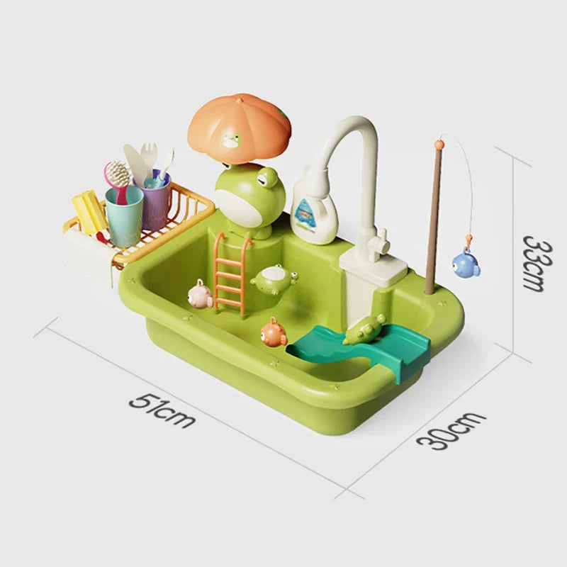 Children Kitchen – Zabawa i nauka w wodzie – Zlewozmywak 2 w 1