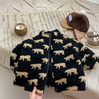Thumbnail for Mini Fashion™  – Wyjątkowo miękka i ciepła – polarowa kamizelka z motywem misiów