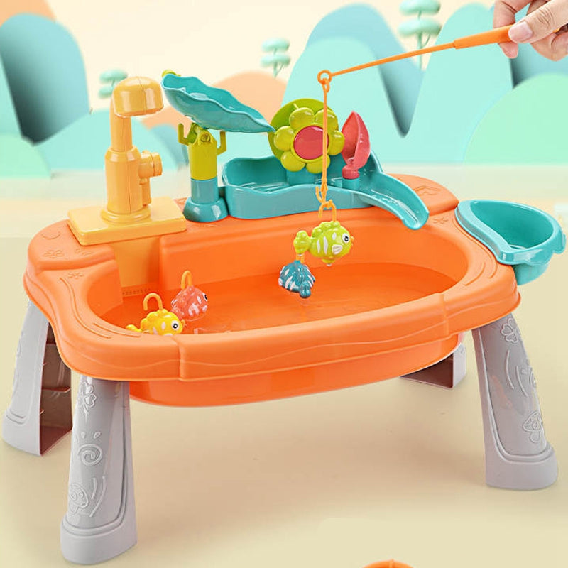 SinkPlay – Fantazja i rozwój – 2 w 1: zlew do zabawy i gra w łowienie ryb