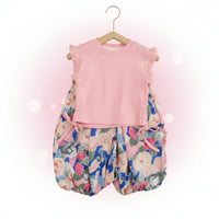 Thumbnail for Sleeveless Tops & Pants – Delikatny i stylowy – letni zestaw odzieży dziecięcej