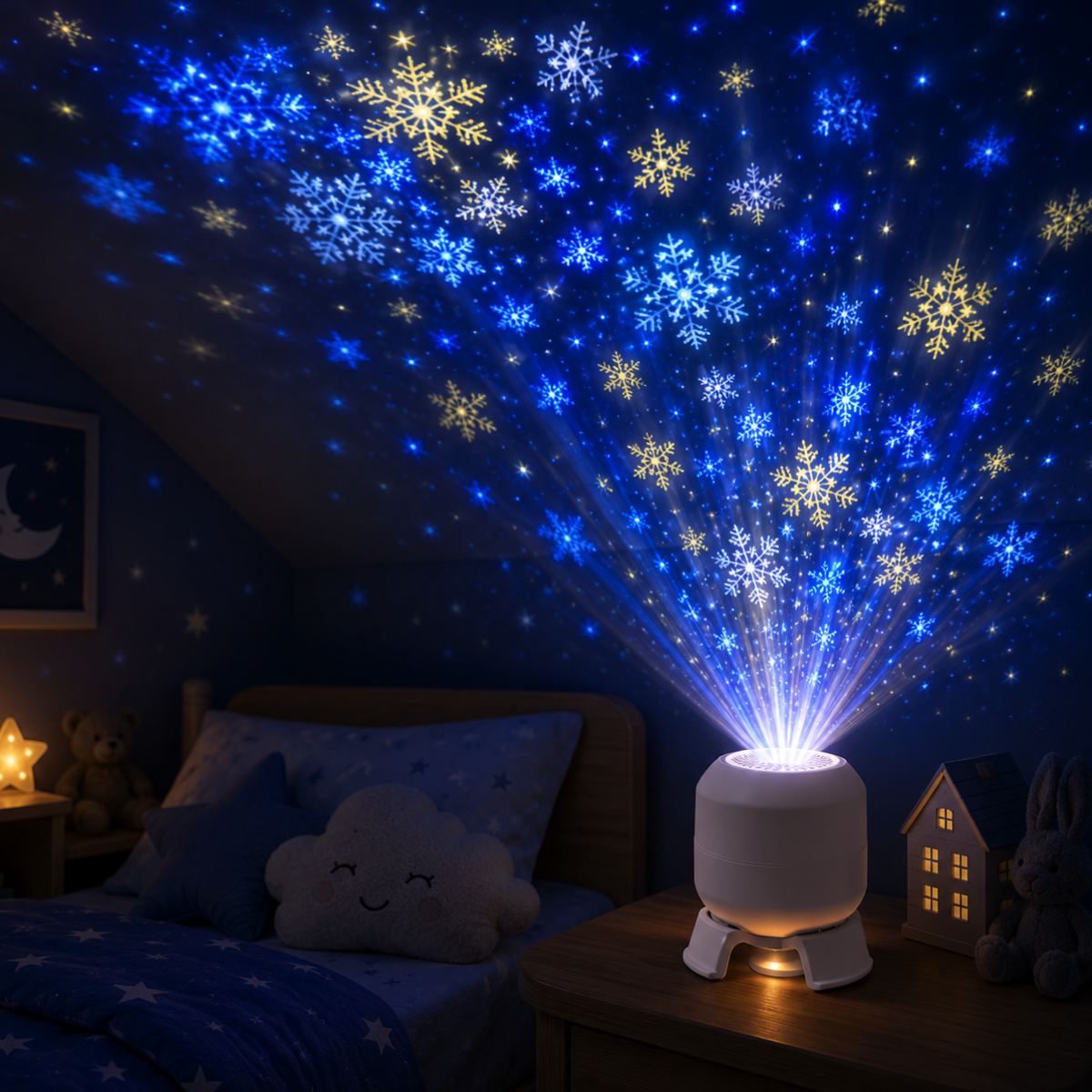 SeaDream – Zabawa i nauka – obrotowa lampka nocna LED 360°