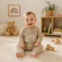 Thumbnail for SnuggleHue – Miękkie i wygodne – tęczowe body dla niemowląt