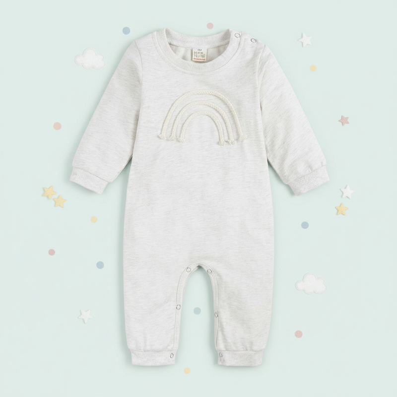 SnuggleHue – Miękkie i wygodne – tęczowe body dla niemowląt