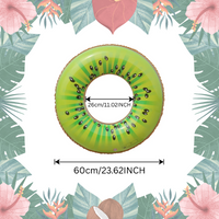 Thumbnail for SunSplash – Tropikalny i wygodny – tropikalny koło do pływania z motywem owoców