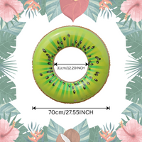 Thumbnail for SunSplash – Tropikalny i wygodny – tropikalny koło do pływania z motywem owoców