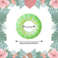 Thumbnail for SunSplash – Tropikalny i wygodny – tropikalny koło do pływania z motywem owoców