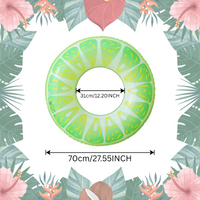 Thumbnail for SunSplash – Tropikalny i wygodny – tropikalny koło do pływania z motywem owoców