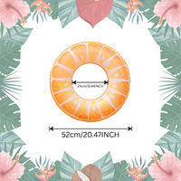 Thumbnail for SunSplash – Tropikalny i wygodny – tropikalny koło do pływania z motywem owoców
