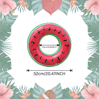 Thumbnail for SunSplash – Tropikalny i wygodny – tropikalny koło do pływania z motywem owoców