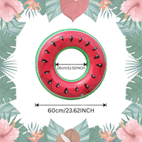 Thumbnail for SunSplash – Tropikalny i wygodny – tropikalny koło do pływania z motywem owoców