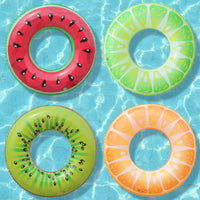 Thumbnail for SunSplash – Tropikalny i wygodny – tropikalny koło do pływania z motywem owoców