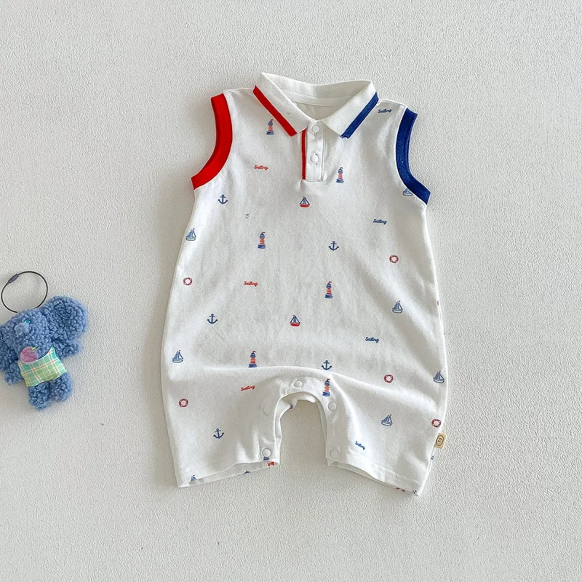 SunnyBaby – Wygodny i uroczy – body typu polo dla niemowląt