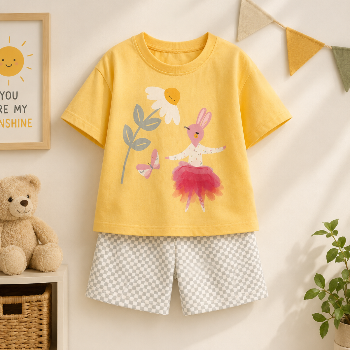 SunnyBloom – Zomer & Schattig – Dopasowany zestaw letni
