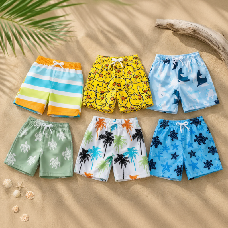 SunnySplash – Lekkie i wygodne – kąpielówki dla chłopców