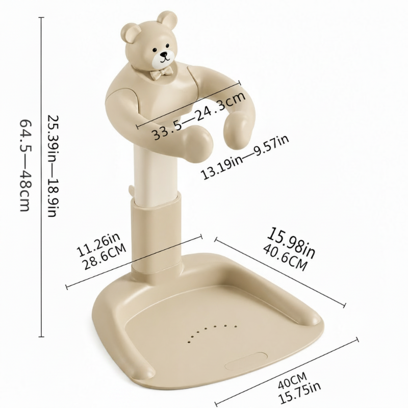 TinyBath – Bezpieczny i stabilny – stojak do kąpieli dla niemowląt