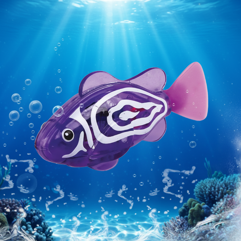 TinySwim – Zabawa i ruch – elektroniczna rybka do pływania z diodą LED