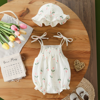 Thumbnail for LittleBlossom – Letni komfort i styl – body dla niemowląt z czapeczką