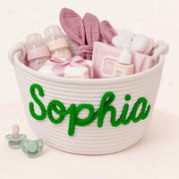 Thumbnail for CuddleBasket – Urocze i osobiste – spersonalizowany kosz na pieluchy