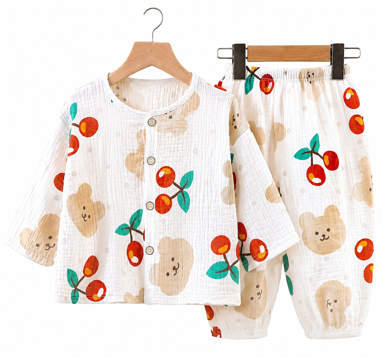 Mini Fashion™ - Lniany zestaw odzieży dziecięcej - Ubrania dla dzieci