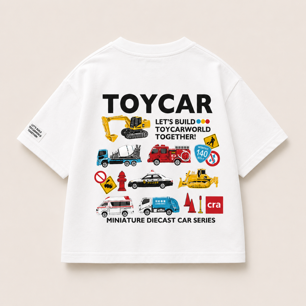 PlayCars – Odzież codzienna i miękka – Odzież dziecięca z nadrukiem samochodów