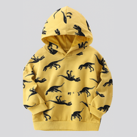 Thumbnail for DinoStyle – Ciepła i oddychająca bluza z kapturem z nadrukiem triceratopsa
