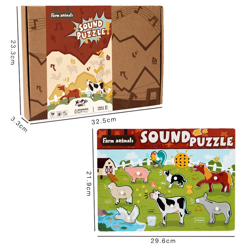Sound Matching Game™ - Układanka dźwiękowa - Zabawka edukacyjna