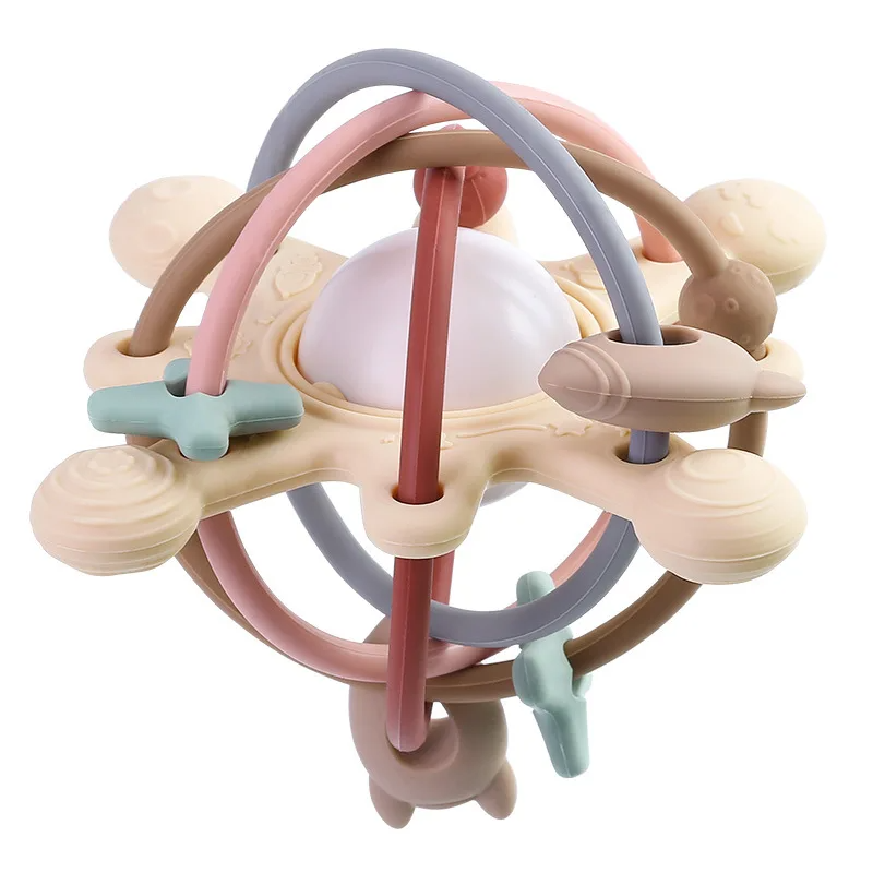 Sensory Rattle Ball™ – Zabawa z miękkim chwytem – Silikonowe gryzaki dla niemowląt