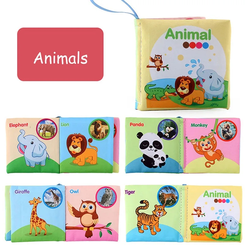 Soft Tail Book™ - Książeczka sensoryczna - Zabawka edukacyjna