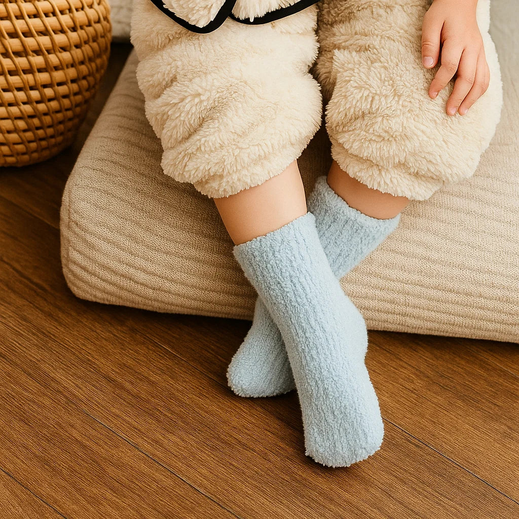 SnuggleBoo – Ciepłe i miękkie – polarowe skarpetki dla niemowląt