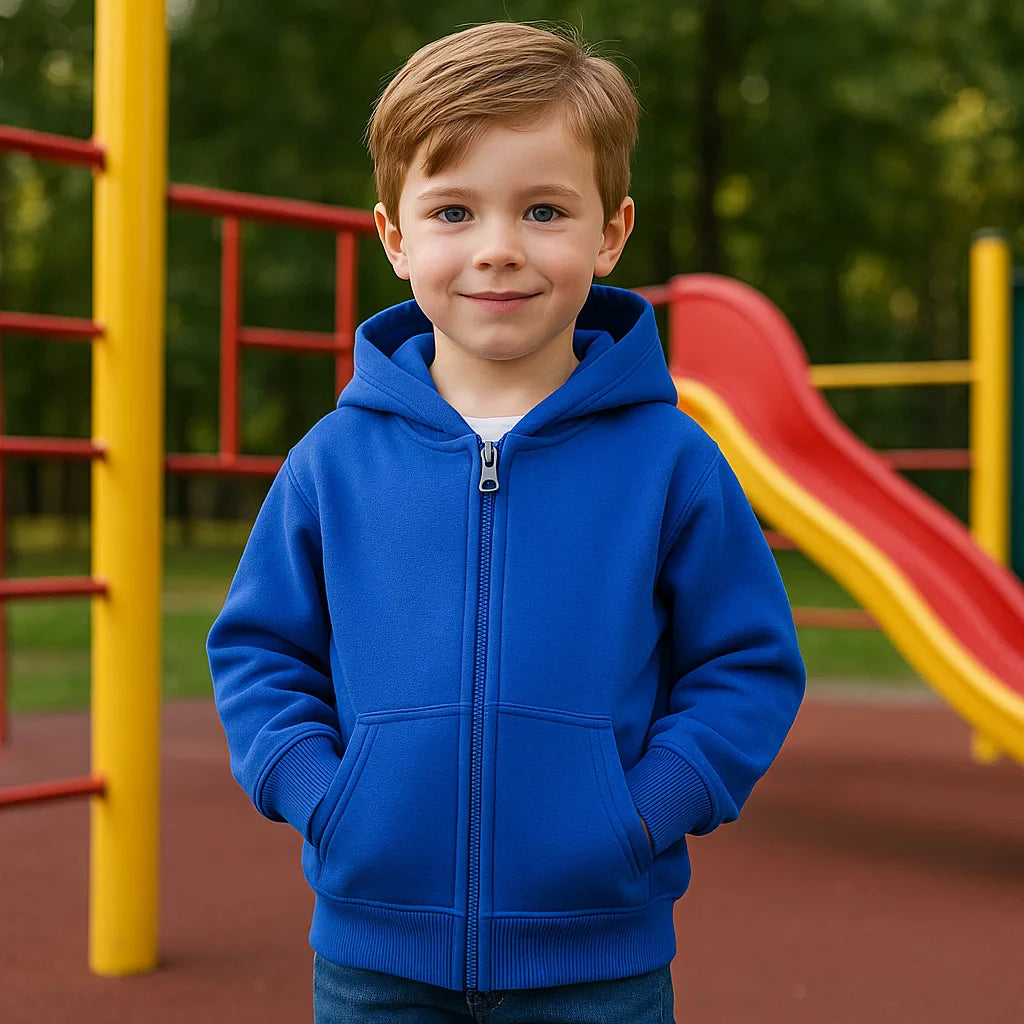 CoolKids – Męski i ciepły – bluza z kapturem i zamkiem błyskawicznym
