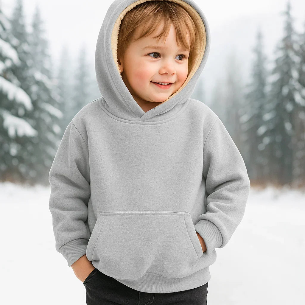 MiniFashion – Wygodna i luźna – bluza z kapturem w stylu casual