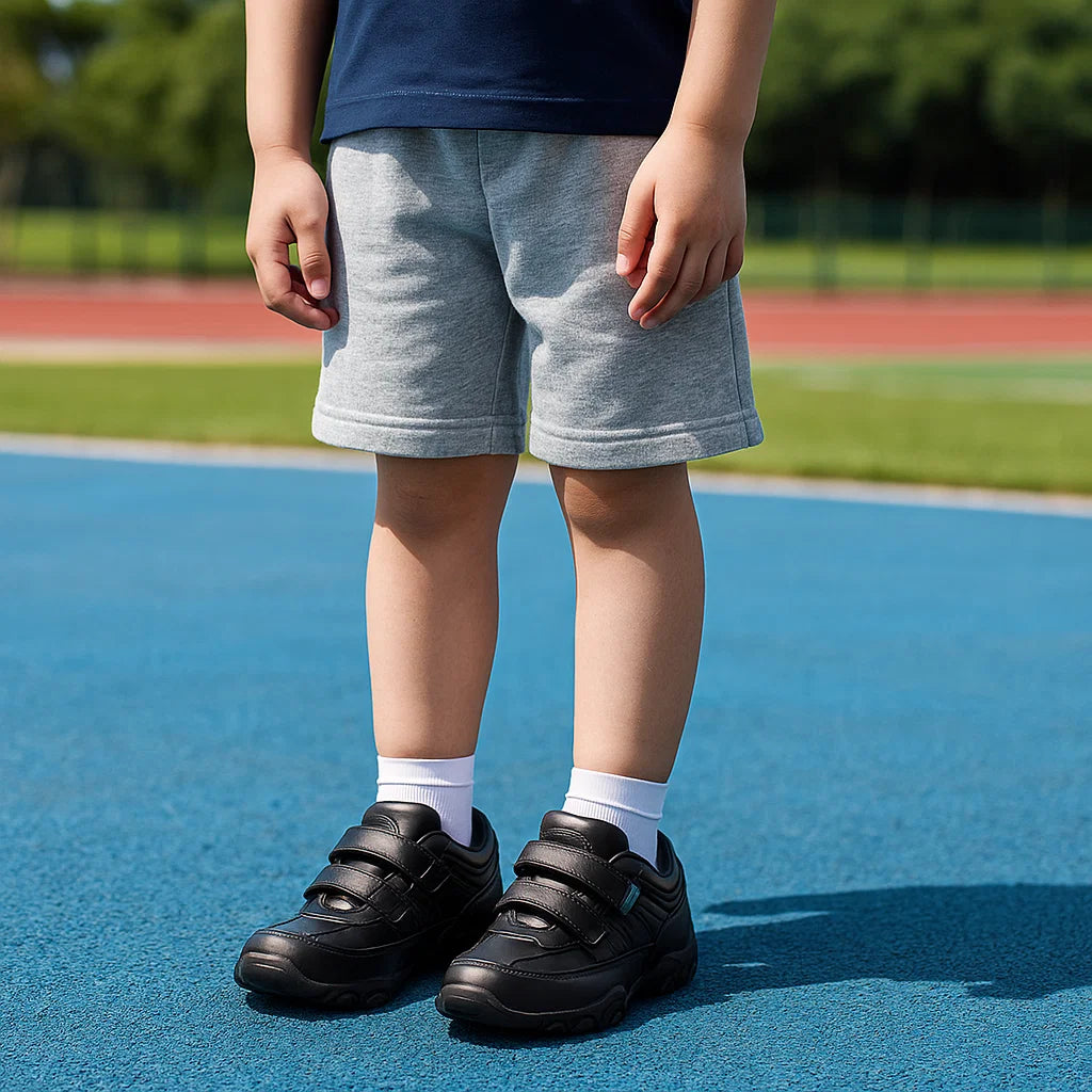 MonoWalk – Lekkie i trwałe - skórzane trampki z paskami na rzepy