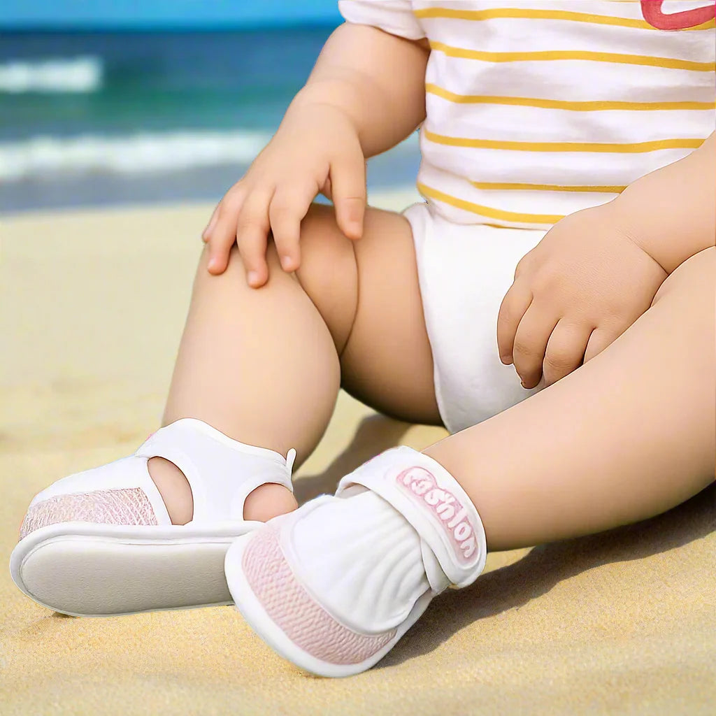 TinySteps – Oddychające i lekkie – letnie sandałki dla niemowląt z antypoślizgową podeszwą
