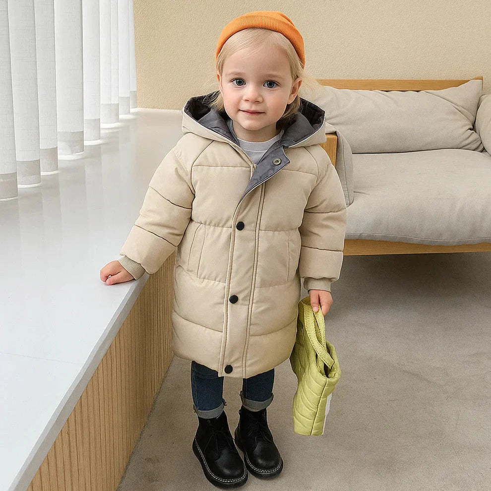 CuddleCoat – Przytulna i chroniąca – bawełniana kurtka zimowa