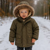 CozyTrend – Elegancka i ciepła – kurtka zimowa z futrzanym kołnierzem