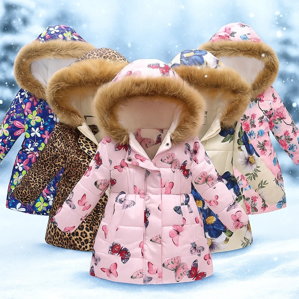 CozyTrend – Elegancka i przytulna – pikowana kurtka zimowa dla dziewczynek