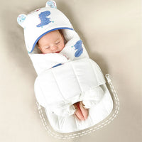 Thumbnail for SnuggleBear – Komfort i wygoda – bawełniany kocyk do owijania niemowląt