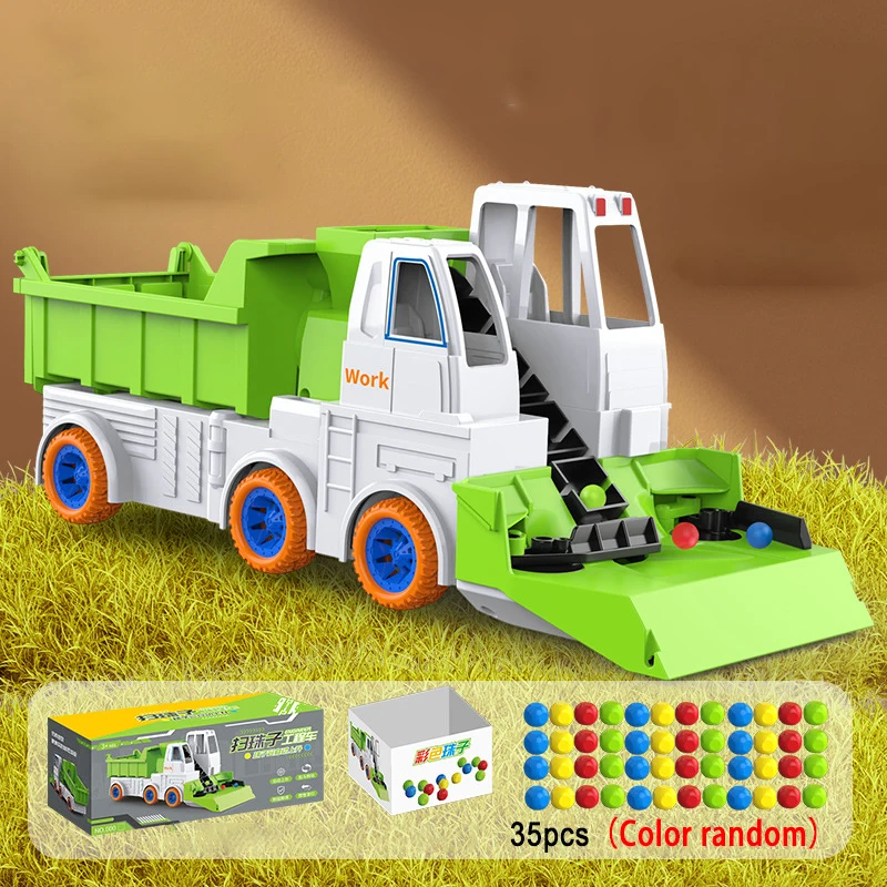 Power Mixer Truck™ – Zabawa w obracanie i budowanie - Zabawkowy pojazd budowlany