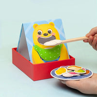 Thumbnail for Educational Play House™ – Umiejętności motoryczne i rozpoznawanie kolorów - gra Montessori o jedzeniu