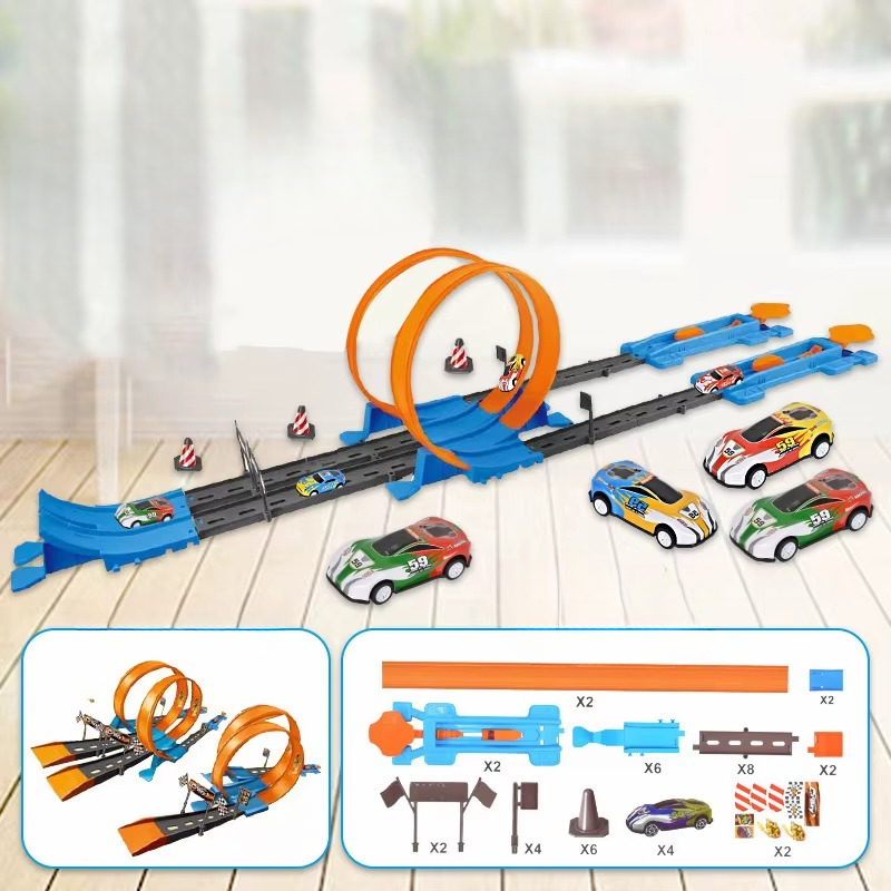 Double Race Track™ - Kreatywność i zabawa - Zapętlony tor wyścigowy