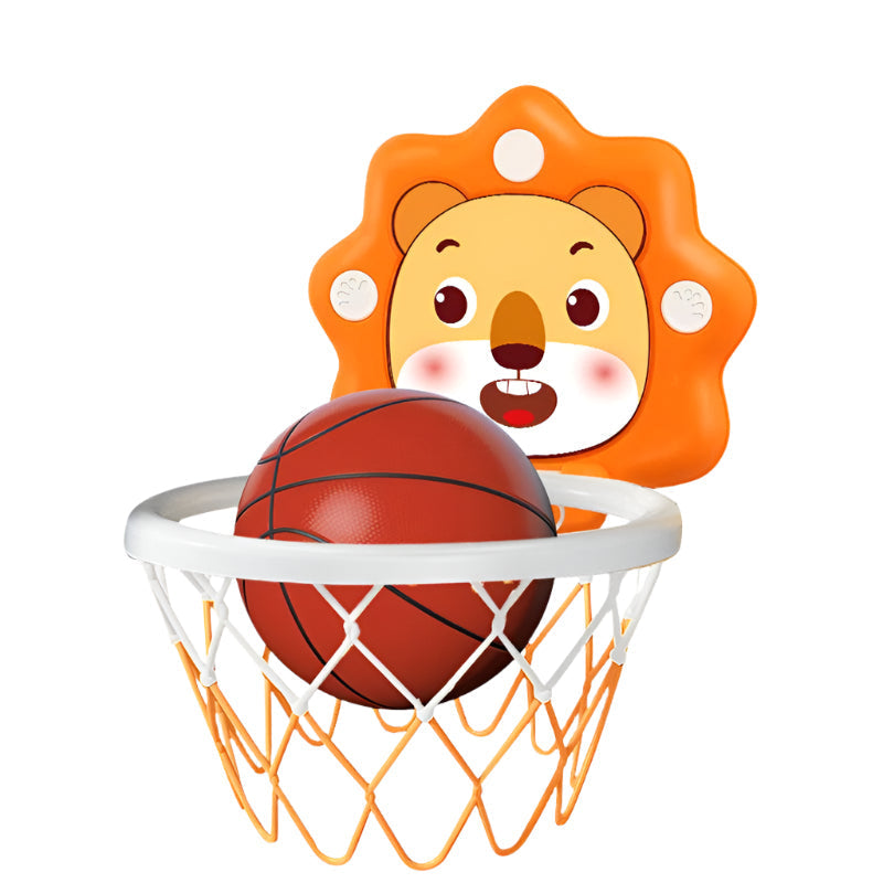 LionHoop – Umiejętności motoryczne i zabawa - zestaw do mini koszykówki dla dzieci