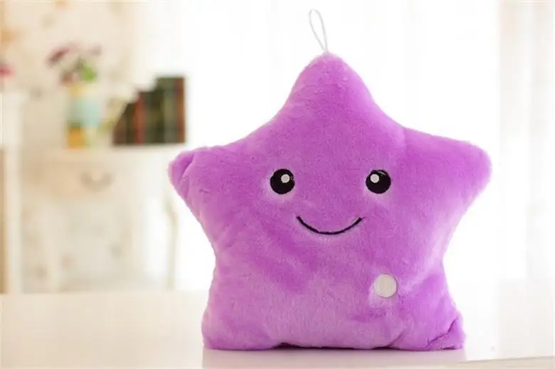 Glow Star Pillow™ – Gwiezdna zabawa w łóżku - świecąca poduszka Cuddly
